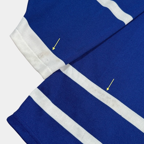 Vintage 90s CCM Toronto Maple Leafs Logo Blue Home Hockey Jersey Mens Medium - Picture 6 of 13